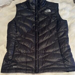 The North Face Black Quilted Insulated Vest